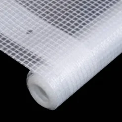 Drivhus^Robust Leno-Presenning 260 g/m² - Alsidig beskyttelse | Størrelse: 1,5 x 10 m | Farve: Hvid
