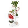 Discount Robust metal blomstertrappe 4 etager Plantestativer