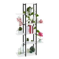 Plantestativer^Robust plantehylde med 6 hylder