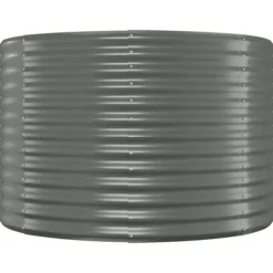Clearance Robust plantekasse i galvaniseret stål | Størrelse: 322x100x68 cm | Farve: Grå Plantningsbænke