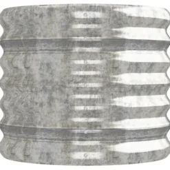 Plantningsbænke^Robust plantekasse i galvaniseret stål | Størrelse: 152x40x36 cm | Farve: Sølv