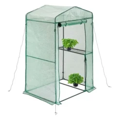 Sale Robust polytunneldrivhus med hylde Drivhus