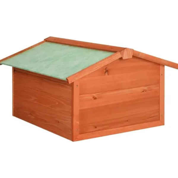 Skure, Garager & Carports^Robust skur til robotplæneklipper - Beskyttelse i haven | Størrelse: 72x87x50 cm | Materiale: Massivt fyrretræ