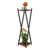 Plantestativer^Robust XL blomsterstativ med 2 niveauer