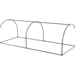 Hot Rootz Drivhus - Drivhus Med Dør - Kold Ramme - Plantehus - Gennemsigtig Ramme - 250 x 100 x 80 cm Drivhus