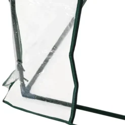 Hot Rootz Drivhus - Drivhus Med Dør - Kold Ramme - Plantehus - Gennemsigtig Ramme - 250 x 100 x 80 cm Drivhus
