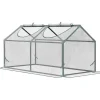 Drivhus^Rootz Drivhus - Folie Drivhus Med Vindue - PVC Drivhus - Tomat Hus - Kold Ramme - Gennemsigtig - 120 x 60 x 60 cm