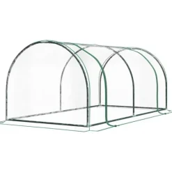 Best Rootz Drivhus - Poly Drivhus - Tunnel Drivhus - Kold Ramme - Plantehus - 200 x 100 x 80 cm Drivhus