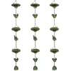 Online Rootz 3er Set Rain Chain - Drain Chain - Rainflow Chain - Korrosionsbestandig - 123 cm X Ø12CM til let havedekoration Havedekorationer