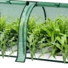 Sale Rootz Film Drivhus - Plantehus - Tomathus - UV resistent - 130cm x 60cm x 50cm - Hele året rundt - Hvid/grøn Drivhus