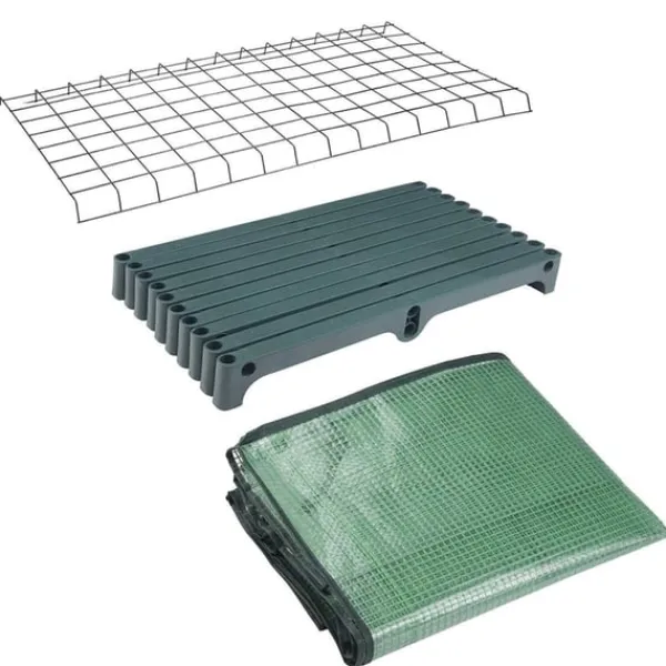 Discount Rootz Folie Drivhus 2/3 Etager - Lille Drivhus - Tomathus - Plantebeskytter - 69cm x 49cm x 158cm - 140g/m2 PE Mesh Drivhus