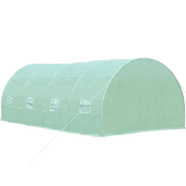 Sale Rootz Folie Drivhus - Tomat Drivhus - Tunnel Kold Ramme - Drivhus - Tomat Folie Drivhus - Grøn - 590 X 300 X 200 CM Drivhus