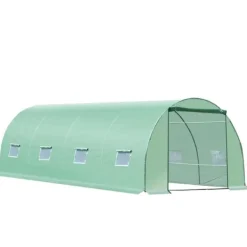Sale Rootz Folie Drivhus - Tomat Drivhus - Tunnel Kold Ramme - Drivhus - Tomat Folie Drivhus - Grøn - 590 X 300 X 200 CM Drivhus