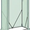 Clearance Rootz Folie Greenhouse - Plant Shelter - Vejrbeskyttelse - UV -resistent - Steel & Pe Tarpaulin - 100x50x150/132 cm Drivhus