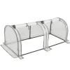 Sale Rootz Foliengewächshaus - Drivhus - Plantebeskytter - Havely - Tomathus - Havebrug - Plantehaven - Hvid - 26,4 x 8,6 x 3,9 tommer Drivhus