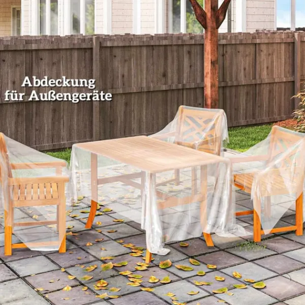 Discount Rootz Greenhouse Cover - Plastic Tarpaulin - Plantedækning - UV -resistent vandtæt - Fremme vækst - 8m x 10m Drivhus