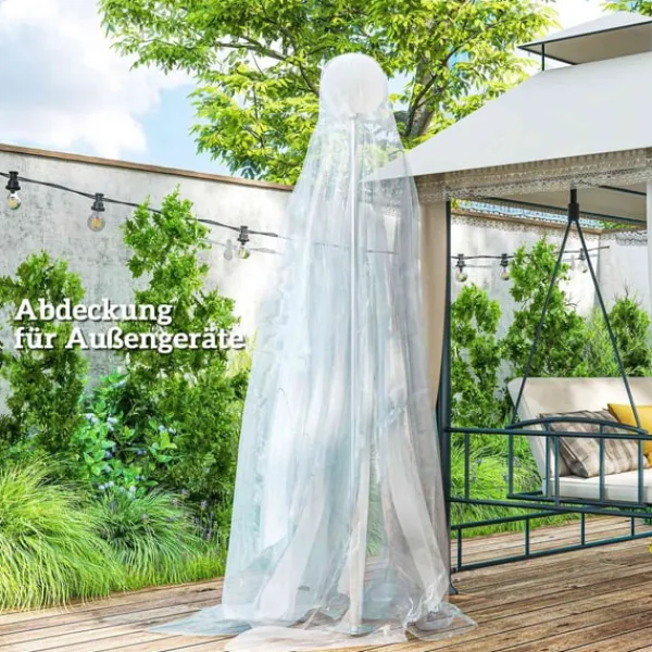 Discount Rootz Greenhouse Cover - Plastic Tarpaulin - Plantedækning - UV -resistent vandtæt - Fremme vækst - 8m x 10m Drivhus