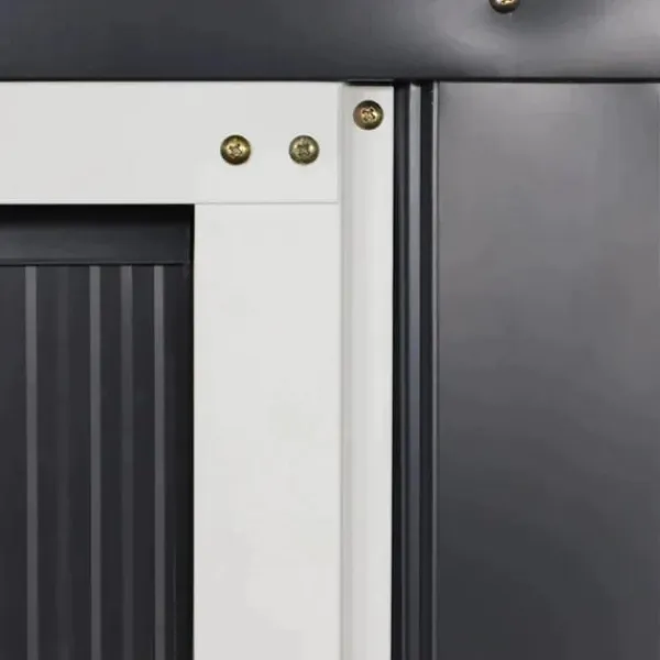 Rootz Haveskur - Opbevaringshaveskur - Skur - Grå - 12,5 X 11,1 fod Skure, Garager & Carports