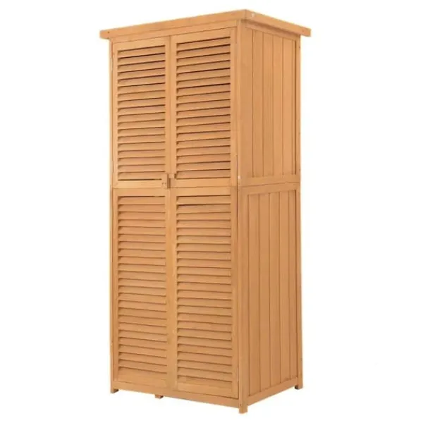 Skure, Garager & Carports^Rootz Haveskur - Redskabsskur - Haveskab - Opbevaringsskur - 87 x 46,5 x 160 cm