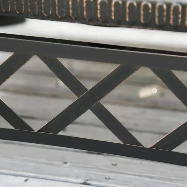 Pejse^Rootz 3-i-1 Bålplads - Bålplads med gnistbeskyttelse - Grillrist - Isspand - Have - BBQ - Sort 76 x 76 x 47 cm