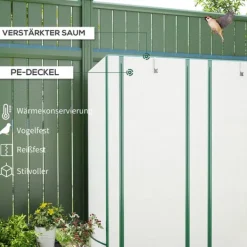 New Rootz Mini -Greenhouse - Plant Shelter - Bærbart drivhus - UV -resistent - 144 x 48 x 152 cm - Perfekt til små haver Drivhus