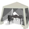 Online Rootz Outdoor Pavillion - Gazebo - Havely - UV-beskyttelse - Insektfrit mesh - Robust metalramme - 300 cm x 250 cm x 300 cm Telte & Lysthuse
