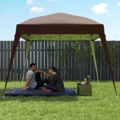 Discount Rootz Pavilion Replacement Roof - Tarpaulin - Telt Cover - UPF50+ Sun Protection - Oxford Fabric - 240 cm x 240 cm (øverst) 300 cm x 300 cm (base) Telte & Lysthuse