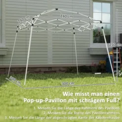 Telte & Lysthuse^Rootz Pavilion Udskiftningstak - Haveteltafdækning - Tarpaulin baldakin - UPF50+ beskyttelse - 3x3m base, 2,4x2,4 m top - Grå Oxford stof