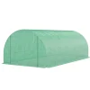 Hot Rootz Poly Tunnel Greenhouse - Walk -in Telt - Growing House - Udvid dyrkningssæson - 600 cm x 300 cm x 197 cm Drivhus