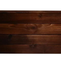 Sale Rootz Raised Bed - Plant Box - Vegetable Bed - Herb Bed - Solid Wood - Dark Brown - 60 x 60 x 23 cm Plantningsbænke