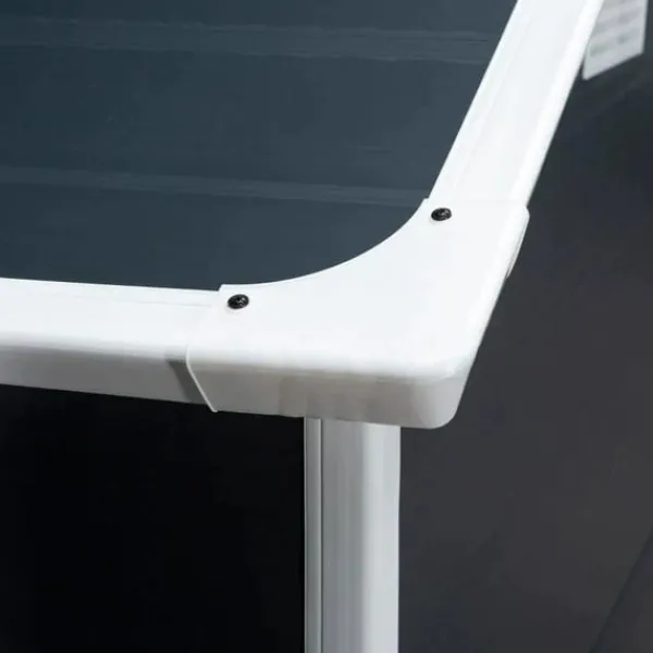 Best Rootz Redskabsskur - Haveskur - Redskabsskur - Ventilationsvindue - Penttag - Metal - Grå - 134 x 104 x 204 cm Skure, Garager & Carports