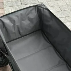 Rootz Transportvogn - Havevogn - Strandvogn - Teleskophåndtag - Justerbart håndtag - Metal - Oxford - Mørkegrå - 108 x 53 x 59-89 cm Haveværktøj