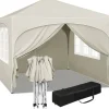 New Rootz Ultimate Outdoor Gazebo - Vejrbestandig pavillon - Eventtelt - Stærk metalramme - UV- og regnbeskyttelse - Nem opsætning - 3x3m Telte & Lysthuse