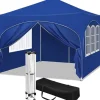 Sale Rootz Ultimate Outdoor Gazebo - Vejrbestandig pavillon - Familietelt - Stærk stålkonstruktion - UV-beskyttelse - Nem opsætning - 3x3m Telte & Lysthuse