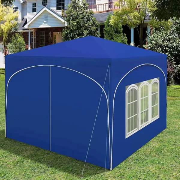 Sale Rootz Ultimate Outdoor Gazebo - Vejrbestandig pavillon - Familietelt - Stærk stålkonstruktion - UV-beskyttelse - Nem opsætning - 3x3m Telte & Lysthuse