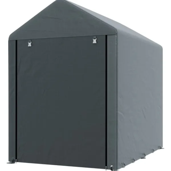Skure, Garager & Carports^Rootz Værktøjsskur - Udendørs opbevaring - Cykelskur - Motorcykelgarage - UV-resistent presenning - Galvaniseret stål - 120 cm x 179 cm x 165 cm