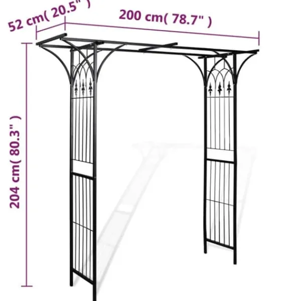 Clearance Rosenbue 200 x 52 x 204 cm - Havebue - Haverbuer - Home & Living Krukker & Plantebeholdere