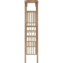 Buer, Spalier, Lysthuse Uden Tag^Rosenbue i bambus - Stabil konstruktion | Størrelse: 118x40x187 cm