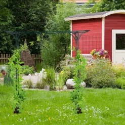 Buer, Spalier, Lysthuse Uden Tag^Rosenbue, Metal, 205x202x52 cm, Grøn