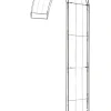 Sale Rosenbue Pietro 160x40x270 40 x 130 x 260 cm 2 Buer, Spalier, Lysthuse Uden Tag