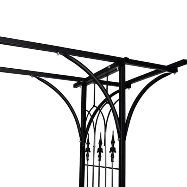 Buer, Spalier, Lysthuse Uden Tag^Rosenbue til klatreplanter - Høj kvalitet i jern | Størrelse: 200x52x204 cm