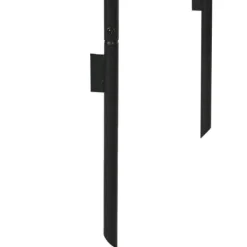 Best Rosenbue/havebue i metal, sort, 140×40×240 cm, til klatreplanter Buer, Spalier, Lysthuse Uden Tag
