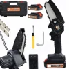 Havemaskiner^Rosfix Rosfix Black Piranha BPW21V Akku-Elektrisk Motorsav Animal PRO Series + 2x Max Lithium Power Batteri + Kuffert og Tilbehør + Bom