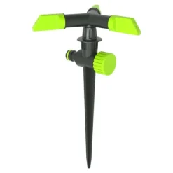 Vanding^Roterende tre-armet havesprinkler på en spids STR STALCO GARDEN KRAFTIG!