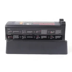 Sale Rotte- og musefælde - Elektronisk fælde - 7000 V elstød - 220 V 60 Hz, strømadapter 6 V/1 A - Plast - 27,5×11,9×12,5 cm - Sort Skadedyrsfælder