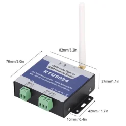 Sale RTU5024 Opgrader GSM Portåbner Relæ Afbryder Trådløs Fjernbetjening Døråbner DC 9-36V Skure, Garager & Carports