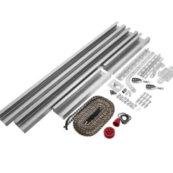 Rulleportåbner 1000N - Komplet 120W sæt med fjernbetjening til garage. Elektrisk 800N, ideel til automatiske skydeporte. Skure, Garager & Carports