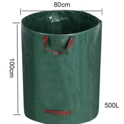 Best Rummelig bladpose i slidstærkt PP-materiale, 500 liter Havekurve