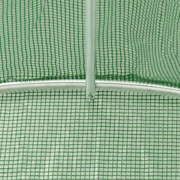Clearance Rummeligt drivhus 3,5 m² med rustfrit stålstel | 450x300x200 cm Drivhus