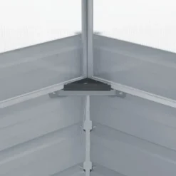 Drivhus^Rummeligt drivhus i galvaniseret stål - Plantebeskyttelse | Størrelse: 100x100x77 cm | Farve: Grøn